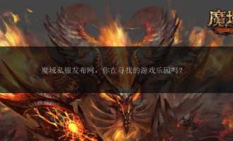 魔域私服外挂的危害：游戏平衡与玩家生态的严重破坏